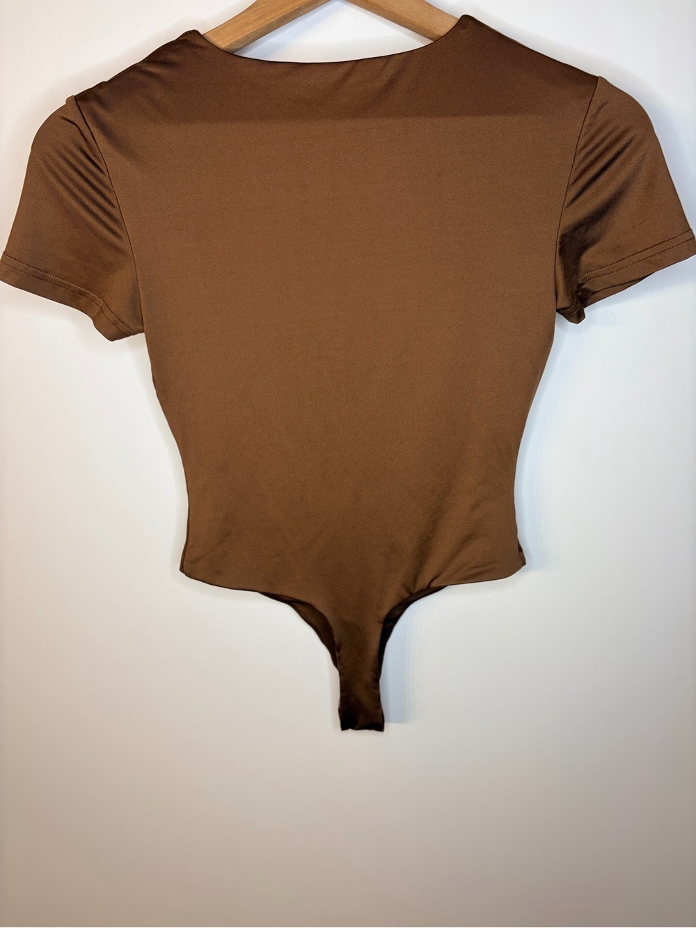 Hello Molly Chocolate Brown Base Core Contour Bodysuit, Size XS - Picture 11 of 13